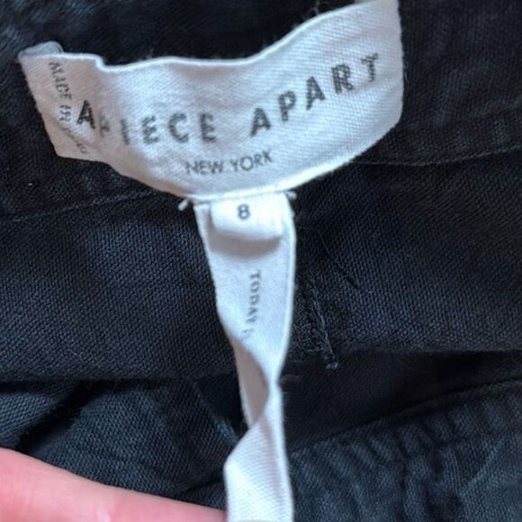 Apiece Apart CHINO MERIDA PANT in black 8 - Picture 4 of 5